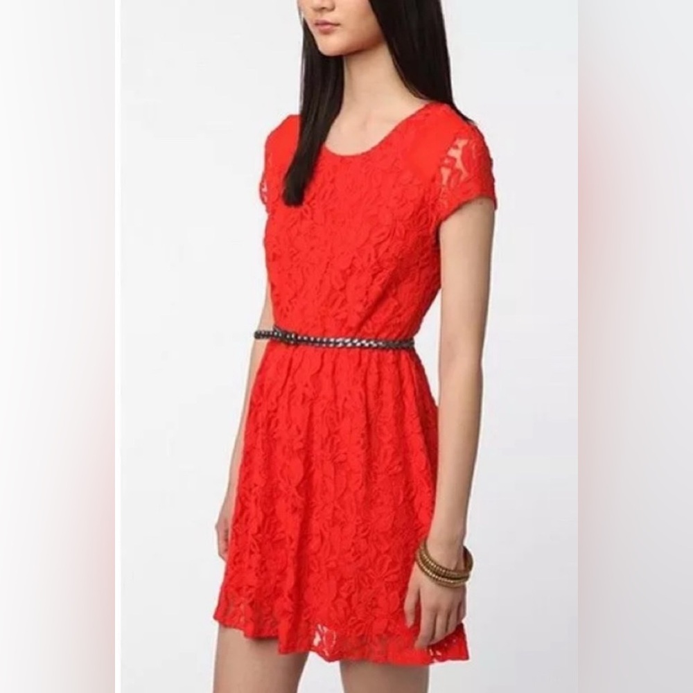 Coincidence and Chance Red/Orange Summer Dress